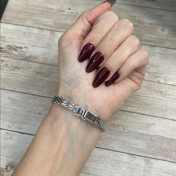 Monet Silver Chain Bracelet - Picture 5 of 8